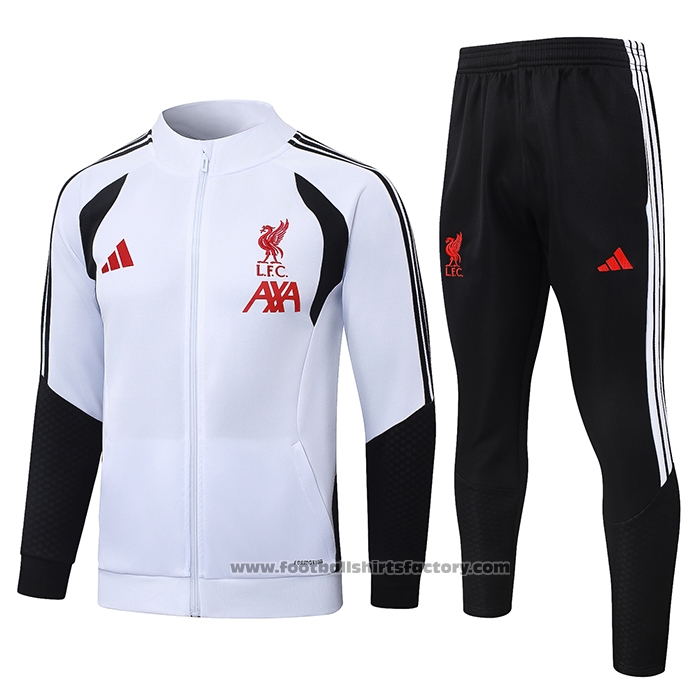Jacket Tracksuit Liverpool Kids 2026-2027 White